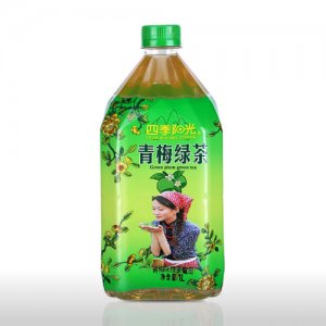 四季陽光1L青梅綠茶