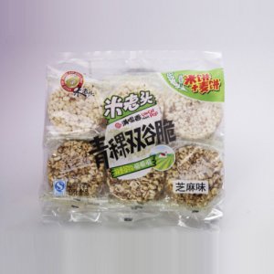 米老頭青稞雙谷脆芝麻味308g