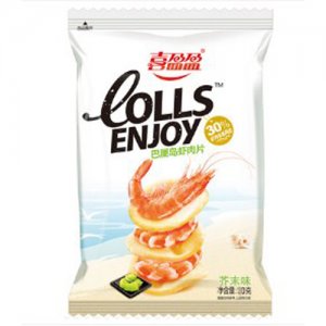 喜盈盈巴厘島蝦肉片芥末味50g