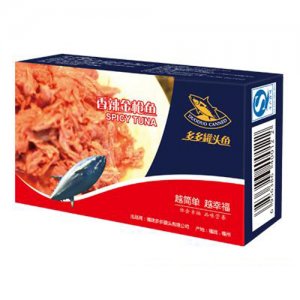 多多罐頭魚香辣金槍魚紙盒裝