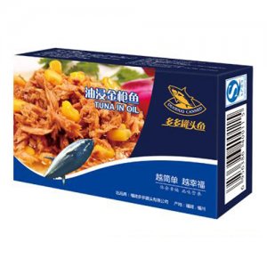 多多罐頭魚油浸金槍魚紙盒裝