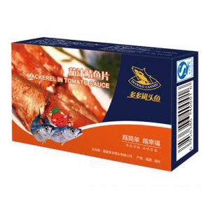 多多罐頭魚茄汁鯖魚片紙盒裝
