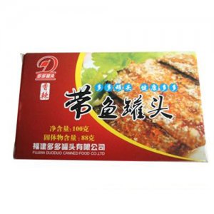 多多香辣帶魚(yú)罐頭