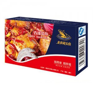 多多罐頭魚香辣帶魚紙盒裝