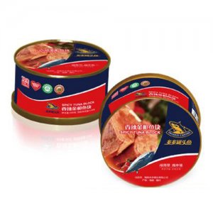 多多罐頭魚香辣金槍魚塊