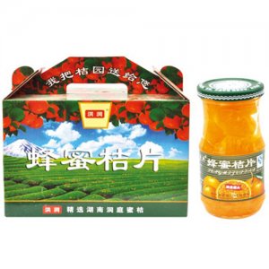 蜂蜜桔片罐頭禮盒
