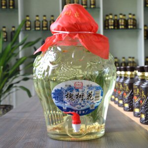 杏旺泉槐樹(shù)花酒壇裝散酒