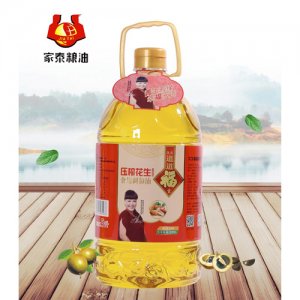家泰糧油5L久久道道福吉升級版花生調(diào)和油