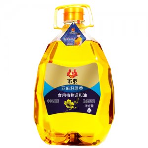 家泰糧油鉆石亞麻籽原香食用植物調(diào)和油