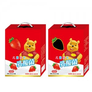 味動(dòng)力兒童成長乳酸菌草莓味200mlx16瓶