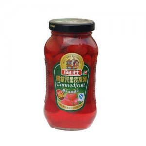 奧勝糖水草莓罐頭258g