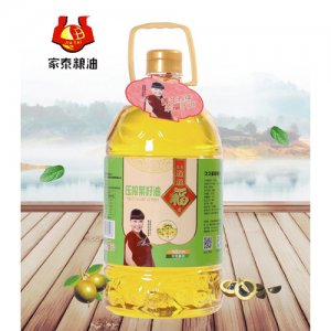 家泰糧油5L久久道道福吉升級版壓榨一級菜籽油