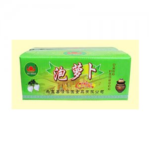 普照泡蘿卜箱裝2kg6袋