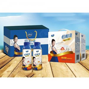 恰相逢草莓+燕麥風(fēng)味酸奶355x8瓶