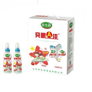 養(yǎng)生冠亮眼A佳草莓味乳酸菌飲品