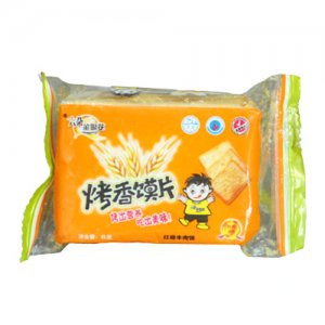 運(yùn)源六朵金銀花烤香饃片紅燒牛肉味