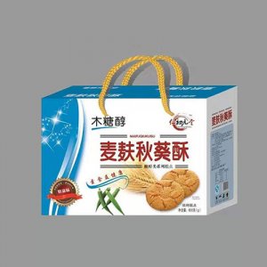 京福麥麩秋葵酥1X10盒手提裝