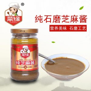 菜緣純石磨芝麻醬200g