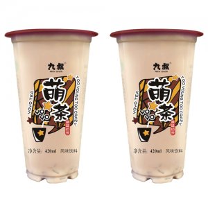 九叔萌茶奶茶飲料原味杯裝420ml