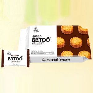 抱抱兔208g抱巧克力夾心餅干208gX24包件