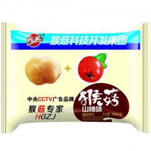 萬美 休閑零食山楂味猴菇酥性餅干