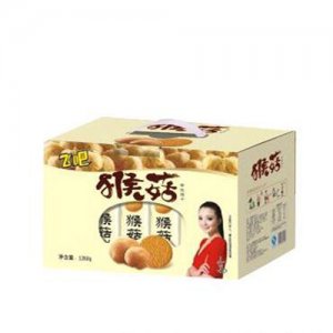 飛吧猴菇餅干酥性餅干126g