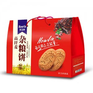 好衛(wèi)來高纖麥雜糧餅干