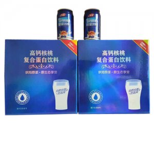 貴程高鈣核桃復合蛋白飲料雙提禮盒裝