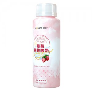 MalLIFE邁芙草莓果粒酸奶飲品310ml