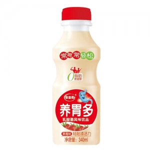 養(yǎng)胃多乳酸菌飲品草莓味340ml