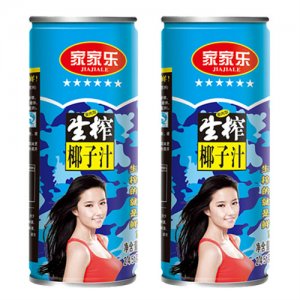 家家樂生榨椰子汁生榨椰汁果肉型植物蛋白飲料245g