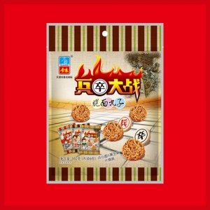 全味兵卒大戰(zhàn)脆面丸子蟹黃味102g