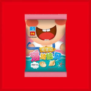 全味吃貨記海邊拾貝烤蝦味散稱