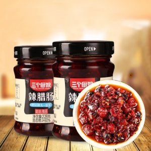 三個(gè)廚娘辣臘腸辣醬