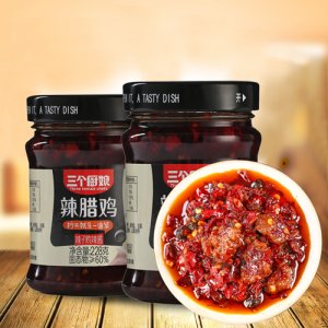 三個(gè)廚娘辣臘雞辣醬