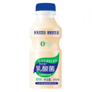 優(yōu)貝安乳酸菌飲品原味340ml