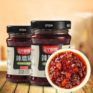 三個(gè)廚娘辣臘豬辣醬