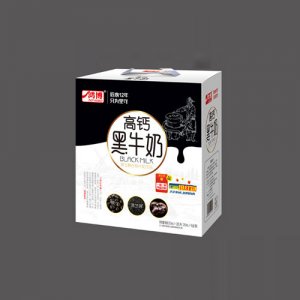 山東鴻博 黑牛奶250ml1x6盒