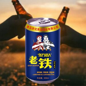 東方獵人老鐵啤酒藍罐330ml