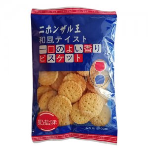 豫美味日式小圓餅干奶鹽味100g