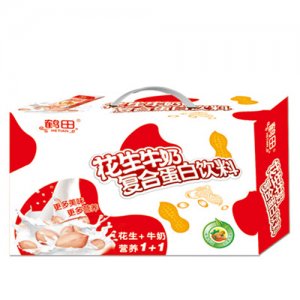 鶴田花生牛奶復(fù)合蛋白飲料箱裝