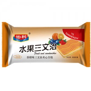 怡利水果三文治夾心方燒餅干