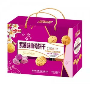 麥德風(fēng)紫薯味曲奇餅干1.08kg