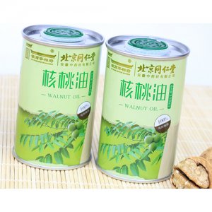 北京同仁堂核桃油150mlx2罐