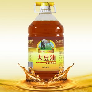 玉金香非轉(zhuǎn)基因三級(jí)大豆油5L