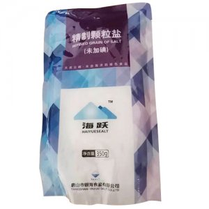 海躍精制顆粒鹽未加碘350g