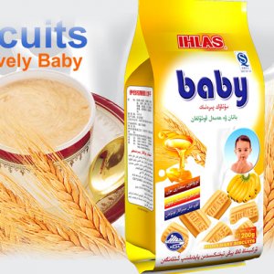 伊合拉斯香蕉味奶油嬰兒餅干