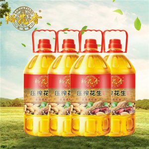裕花香 壓榨花生食用調(diào)和油5L