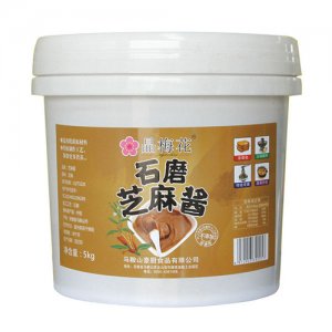 晶梅花石磨芝麻醬5kg