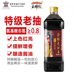 金標(biāo)老抽王釀造醬油1.3L